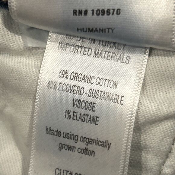 Citizens of Humanity Jeans Womens 28 Daphne Crop Blue High Rise COH Distressed - Picture 7 of 13